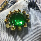 Bejeweled Denim Shorts