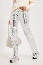 Amy Lynn Textured Metallic Pant
