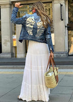 Angel Wing Denim Jacket