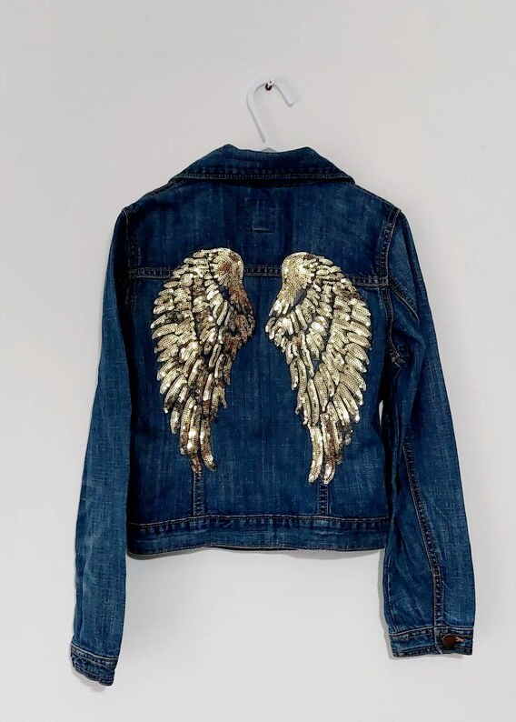 Angel Wing Denim Jacket