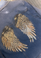 Angel Wing Denim Jacket