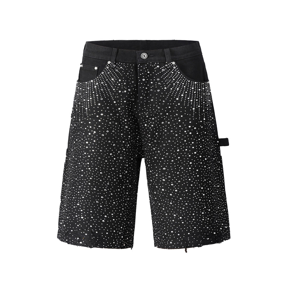 Rhinestone Cowboy Denim Shorts